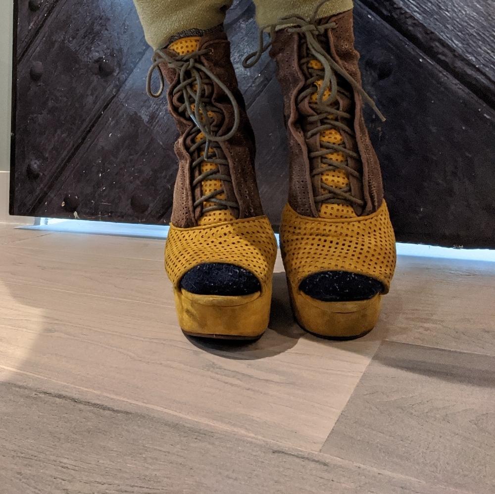 Jeffrey Campbell retro platforms
